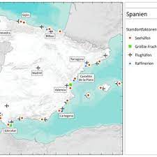 Kurz vor beginn der urlaubssaison: Abbildung 43 Seehafen Flughafen Und Raffinerien In Spanien Download Scientific Diagram