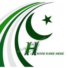 H Alphabet Pakistan Flag With Name Greeting Images Online Edit Alphabet Pakistan Flag Whatsapp Status Pi Pakistan Flag Alphabet Names Whatsapp Profile Picture