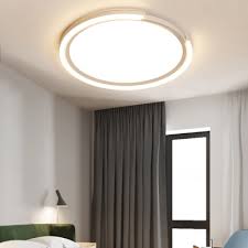 Lithonia lighting fluorescent ceiling light white acrylic diffuser line voltage. Metal Round Close To Ceiling Light Minimalism Led Ceiling Flush Light With Acrylic Diffuser Beautifulhalo Com