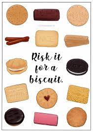 Biscuits Wall Art Kitchen Print Kitchen Art Biscuit Lover Risk It For A Biscuit Bisquit Quote Biscuit Illustration Food Print Unframed Kitchen Prints Food Print Kitchen Art