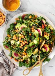 Kale Salad With Carrot Ginger Dressing Recipe Love And Lemons Recipe In 2020 Kale Salad Recipes Recipes Food