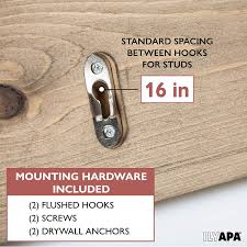Placing four hooks will break this into 5 equal parts (draw a picture). White Distressed Wood Wall Mounted Coat Rack Rustic Wooden 5 Hook Coat Hanger Rail Black Metal Hooks Coat Hooks Office Supplies G2 Publicidad Com