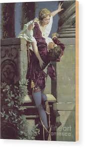 Maybe you would like to learn more about one of these? Balcony Scene Romeo And Juliet Wood Print By English School