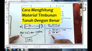 Check spelling or type a new query. Cara Menghitung Kebutuhan Tanah Timbun Secara Benar Ilmu Bangunan Youtube