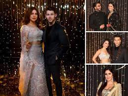 Nick jonas and priyanka chopra's wedding: Nick Jonas Priyanka Chopra Nick Jonas Host Glittering Reception Salman Kajol Rahman Among Guests The Economic Times