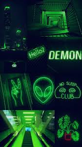 Lockscreen Green Neon Green Aesthetic Neon Wallpaper Aesthetic Pastel Wallpaper