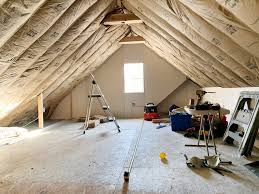Make sure to clear up any dirt and clear out the stud cavities. Insulating The Room Over The Garage Renovation Semi Pros