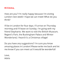 Amigo/a íntimo/a very close friend; Email Informal How To Write An Informal Email Aprende Con Adela