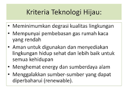Teknologi Hijau Ppt Download