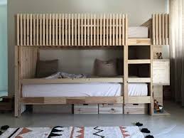 Diy Ein Stockbett Aus Holz Einfach Selber Machen Rock My Day Ein weiches kopfteil für gemütliche wochenenden im bett. ein stockbett aus holz einfach selber