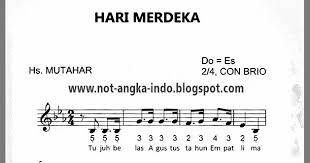 Melodi 17 agustus lirik & video klip mp4. Not Pianika Lagu 17 Agustus Tahun 45 Sd Jaten