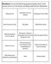 Duties And Responsibilities Of Citizens Sort Persuasive Writing Prompts No Response Rights And Responsibilities
