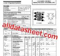 U401 Datasheet(PDF) - Linear Integrated Systems
