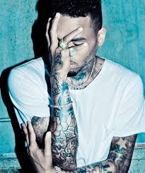 Goat skull grey ink tattoo on right hand. Chris Brown Got In Trouble For Getting First Tattoo At 13 Popstartats Chris Brown Photos Chris Brown Tattoo Chris Brown Pictures