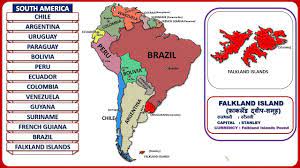 This capital city of south america is strategically located at rio de la plata estuary on its western shore providing easy access to the atlantic ocean. South American Countries Capital And Currency South America Map Continent World Geography Youtube