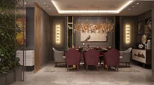 Popular styles of interior design for dining rooms include minimalistic, eclectic, rustic, industrial and indian. Dining Room Interior Design Portfolio Ansa Interiors