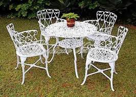 Conjunto De Mesa Com 4 Cadeiras De Ferro Fundido Para Jardim Cor Branca Retirar No Local E Cadeiras De Ferro Mesa E Cadeiras Para Jardim Conjunto De Cadeiras