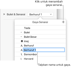 Jika dikatakan wahhada syai'a a. Keynote Untuk Mac Formatkan Senarai Dalam Pembentangan Keynote