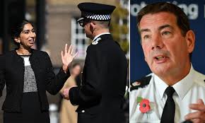 Suella Braverman axes need for all police officers to have degrees after  chief constables' backlash