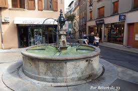 La Fontaine Des Griffons Mende Dept De La Lozere Lozere