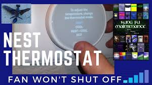 On the home screen, select your thermostat. Nest Thermostat Fan Won T Shut Off When Heating Or Cooling Reaches Temperature Youtube