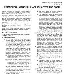 Check spelling or type a new query. Definitions Section 5 Commercial General Liability Coverage Form
