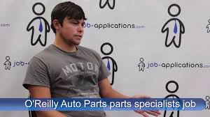 Full benefits including profit sharing, stock discount, medical insurance, dental, and vision. O Reilly Auto Parts Parts Specialists Youtube