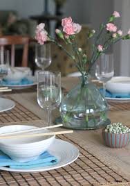 The salad plate can be brought to the table if needed. Michelle My Belle Little Dinner Party Table Setting
