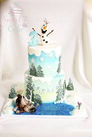 My Frozen Themed Cake For Little Adelle Love Olaf And Sven Www Facebook Com Sweettandcake Torte Frozen Kindertorte Kinder Torten