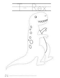 Dinosaur Tracing Coloring Pages Free Printable Itsybitsyfun Com Tracing Worksheets Preschool Preschool Tracing Dinosaur Activities Preschool