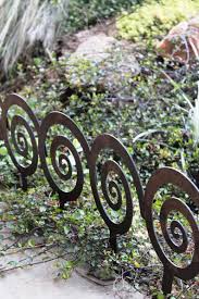 Selecting thickness of corten metal landscape edging, available sizes, and stake placement. 7 Spiral Garden Stake Steel Garden Decor Planter Edge Etsy In 2021 Spiral Garden Metal Garden Edging Garden Border Ideas
