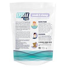 Epsom salt bath for babies is likely safe and may be beneficial when used as directed by an expert. Amazon Com Epsoak Kids Lavender Soak Sleep Epsom Salt 2 Lb Bag Health Personal Care