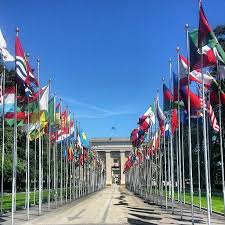 Palais Des Nations Very Near Our Apartment Home Base National Geneva Europe