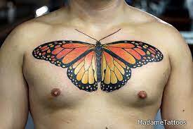 Madame Tattoos By Marcella Rangel 67 Chest Tattoo Tattoos Symmetrical Tattoo
