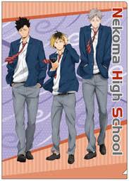 Characters that have not appeared in the anime are represented with art from the manga. Haikyuu Haiba Lev Kozume Kenma Kuroo Tetsurou Clear File Nekoma Pommop Myfigurecollection Net