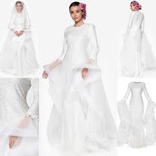 Dijual 2 buah busana akad nikah @ rp 3.000.000. Baju Pengantin Terkini 2016 2017 Rizalman Bridalwear Hyacinth Dress Wedding Dresses Muslim Wedding Dresses Dresses