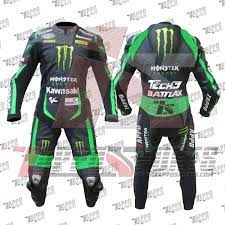 Kawasaki Tech3 2014 Monster Energy Motorbike Leather Racing Suit Racing Suit Motorbike Leathers Monster Energy