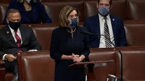 Democrats opened donald trump's historic second impeachment trial by showing a graphic video of the deadly attack on the united states congress that came soon after the. Nancy Pelosi Delivers Remarks During House Debate To Impeach President Donald Trump Video Abc News