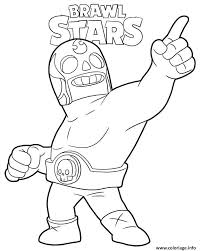 Coloriage brawl stars imprimer gratuitement 100 images. Coloriage Brawl Stars El Primo Dessin Brawl Stars A Imprimer