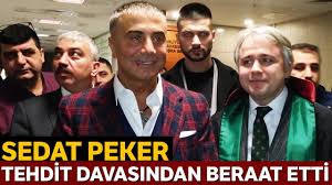 Sedat Peker Tehdit Davasindan Beraat Etti Youtube