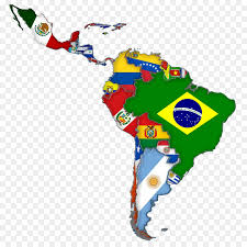 Latin america is the portion of the western hemisphere comprising countries where romance languages—languages that derived from latin—such as spanish, portuguese, and french, are predominantly spoken. Lateinamerika Flaggen Von Sudamerika Karte Anzeigen Png Herunterladen 900 900 Kostenlos Transparent Bereich Png Herunterladen