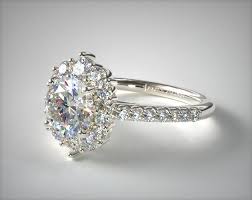 Free shipping on many items | browse your favorite brands. Engagement Rings Halo 14k White Gold Graduated Halo Diamond Engagement Ring Item 66328