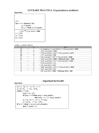 Lee's algorithm with visual representation подробнее. Lucrare Practica Exponentierea ModularÄƒ Z 1 Z Z Mod N 1 Then Z Z X Mod N 1550 Mod 4444 560 Logical Expressions Mathematical Logic