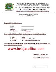 20 Contoh Surat Tugas Lengkap Terbaru Surat Pengikut Kepala Sekolah