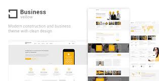 Download the best after effects projects for free our collection include free openers, logo sting, intro and video display template all high quality premium ae files. Yellow Business Construction Theme By Schiocco Themeforest