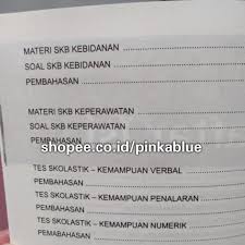 Soal skb keperawatan ini bisa diunduh secara cepat dan gratis. Buku Tes Cpns Pppk Tenaga Medis Terbaru Skb Kedokteran Perawat Kebidanan Skd Dokter Bidan Psikologi Shopee Indonesia