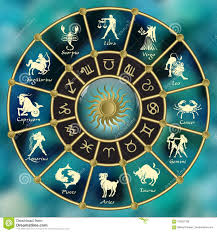 Gold Blue Horoscope Circle Circle With Signs Of Zodiac Vector Stock Vector Illustration Of Capricorn Blue 103287168 Horoscope Astrology Signs Astrology