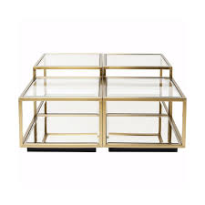 Coffee tables end tables & side tables console tables & sofa tables. Luigi Modular Coffee Table Gold Inspiration Furniture Vancouver Bc
