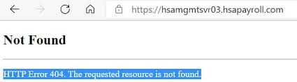 HTTPS can't load with Error 404: The requested resource is not found -  Microsoft Q&A