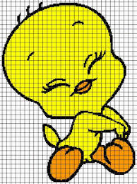 Tweety Bird Cross Stitch Pattern Baby Tweety Craftsy Cross Stitch Embroidery Disney Cross Stitch Cross Stitch Designs